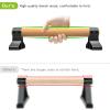 SELEWARE Wood Push-Up Bars Parallettes Anti-Slip Handstand Bars for Calisthenics, Fitness, Floor Workouts - Solid Wood Handle with Sturdy Metal Bracket, Supports to 600 lbs view 4