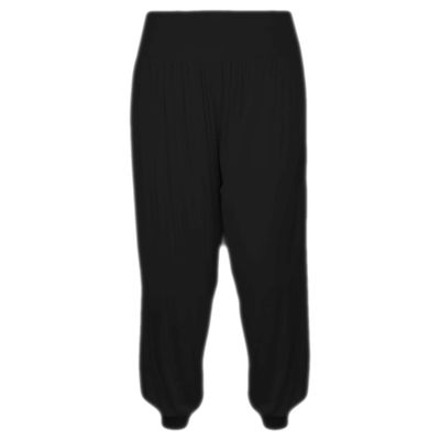 Girls Harem Pants Ali Baba Trousers Loose Casual Baggy Pant Sports Dance Elastic Yoga Leggings Childrens Flared Fancy Dress Kids Comfy Relaxed High Waist Trouser Black 7-8 Years