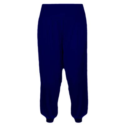 Girls Harem Pants Ali Baba Trousers Loose Casual Baggy Pant Sports Dance Elastic Yoga Leggings Childrens Flared Fancy Dress Kids Comfy Relaxed High Waist Trouser Navy Blue 5-6 Years