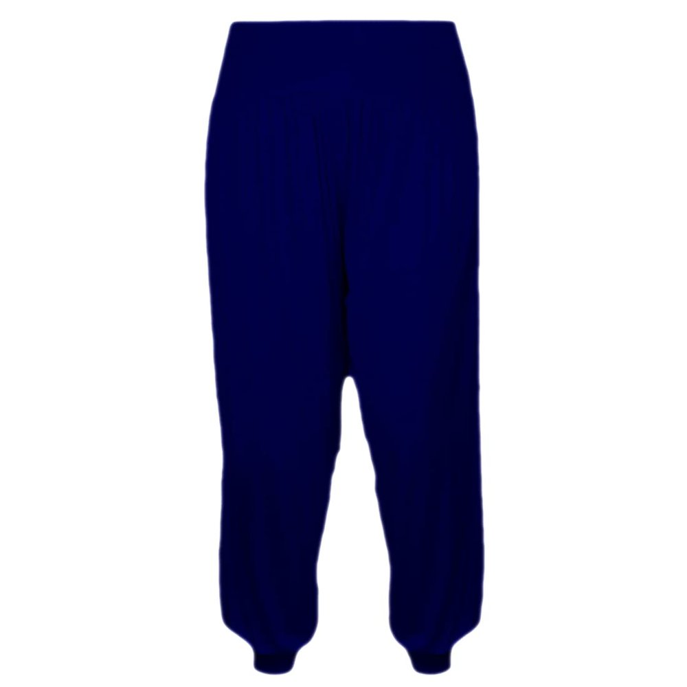 Girls Harem Pants Ali Baba Trousers Loose Casual Baggy Pant Sports Dance Elastic Yoga Leggings Childrens Flared Fancy Dress Kids Comfy Relaxed High Waist Trouser Navy Blue 5-6 Years