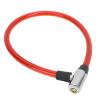 Bike Lock Cable with Key Steel Wire Portable Cable Lock Security Lock for Motorcycle Gate 3 Colors view 1