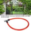 Bike Lock Cable with Key Steel Wire Portable Cable Lock Security Lock for Motorcycle Gate 3 Colors view 3