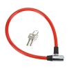 Bike Lock Cable with Key Steel Wire Portable Cable Lock Security Lock for Motorcycle Gate 3 Colors view 4