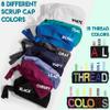 Personalized Embroidered Unisex Scrub Cap w/Medical Specialty ICON & Name, Text, 15 Thread Colors, 6 Fonts - Surgical Cap One Size view 2