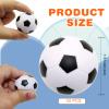 Urspasol 40 PCS Mini Soccer Stress Balls Bulk 1.6 inch Foam Soccer Squeeze Balls Small Mini Sports Themed Balls Soccer Party Favors for Kids Stress Relief for School Carnival Reward view 3