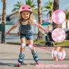 Kids Bike Helmet for 3-5-8-14+ Age Girls and Boys, Kids Helmet with Knee Pads Elbow Pads Wrist Guards,Ventilation Multi-Sport Scooter Roller Skate Rollerblading Skateboarding Climbing Cycling view 2