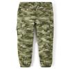 Gymboree Boys and Toddler Woven Pull On Cargo Jogger Pants, Camo Green, 8 view 3
