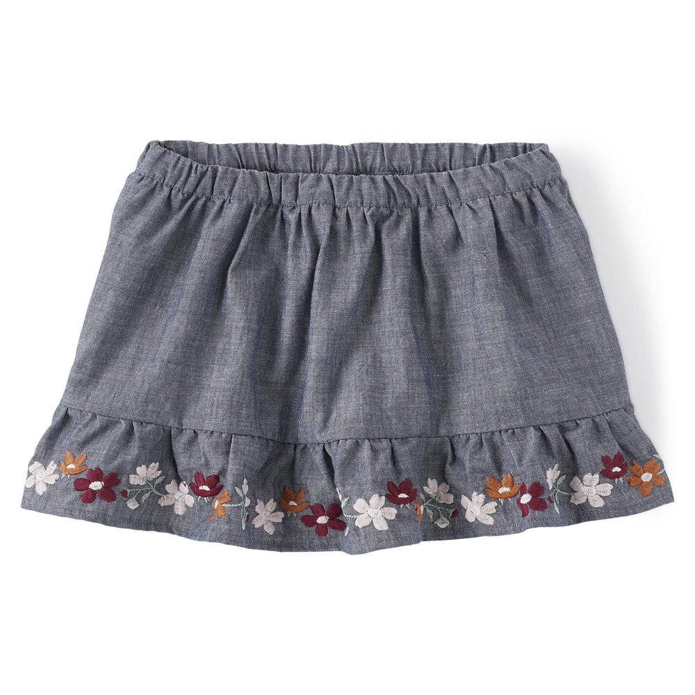 Gymboree Girls and Toddler Fashion Skorts, Western Indigo Denim, 18-24 Months