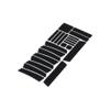 BBB Cycling Unisex's MultiVis Bike Protection Multifunctional Black Reflection 23 Stickers 7 Shapes, One Size view 2