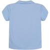Izod Girls School Uniform Short Sleeve Shirt, Button Closure, Moisture Wicking/Performance Material, Fade Resistant Polo, Light Blue, 6 US view 2