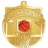 2.25" Basketball Medal Awards, Gold Gilded Basketball Team Trophy Awards Includes Free Neck Ribbon 100 Pack Prime view 2