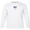Great White Shark Shirt: UV UPF+ 50 Long Sleeve: Protection T-Shirt: White - S view 2