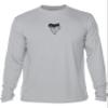 Great White Shark Shirt: UV UPF+ 50 Long Sleeve: Protection T-Shirt: Gray - S view 2