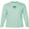 Great White Shark Shirt: UV UPF+ 50 Long Sleeve: Protection T-Shirt: Seagreen - M view 2