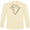 Great White Shark Shirt: UV UPF+ 50 Long Sleeve: Protection T-Shirt: Pale Yellow - 2XL view 1