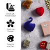 Gorgeous Ring Box by FELANA'S | Dimensions: 4.5 x 4.5 x 7.5 cm - 1.77 x 1.77 x 2.95 in | Froggie Shaped Elegant Ring Boxes for Wedding, Prom, Engagement and Many more Special Moments view 3