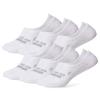 32 DEGREEES Women's 6 Pack Comfort No Show Socks | Anti-Odor | Heel Grips | Arch Support | Active | Casual | Work, White, Large view 1