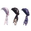 3 Pieces Pre-Tied Headwer Turbans for Muslim Women Inner Hijabs Caps Long Headscarf Beanies Chemo Covers Cancer Hats view 1