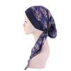 3 Pieces Pre-Tied Headwer Turbans for Muslim Women Inner Hijabs Caps Long Headscarf Beanies Chemo Covers Cancer Hats view 4