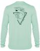 Great White Shark Shirt: UV UPF+ 50 Long Sleeve: Protection T-Shirt: Seagreen - XL view 1
