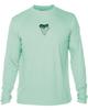 Great White Shark Shirt: UV UPF+ 50 Long Sleeve: Protection T-Shirt: Seagreen - XL view 2