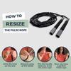 EliteSRS Heavy Beaded Jump Rope for Fitness - Unbreakable Long Handles & Shatterproof Beads - Adjustable Weighted Skipping Rope for Adults - Black view 4