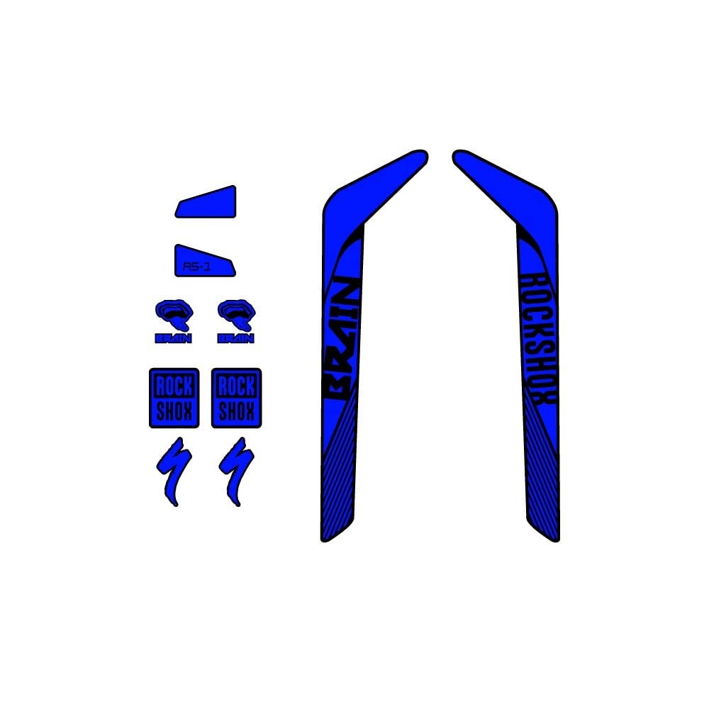 Rock Shox RS-1 Brain Specialized Front Lines Fork Bike Compatible Stickers 29''