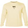 Great White Shark Shirt: UV UPF+ 50 Long Sleeve: Protection T-Shirt: Pale Yellow - XL view 2