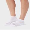32 Degrees Women's 6 Pack Comfort Ankle Socks | Anti-Odor | Cushioned Heel |Arch Support | Active | Casual | Work, White, Medium view 2