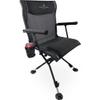 Black Sierra XL Swivel Hunting Chair  Heavy Duty 360 Silent Blind Seat Supports 300 lbs, Padded Armrests, All-Terrain Feet, Cupholder & Carry Strap, Portable Folding Chair for Hunting & Outdoors view 1
