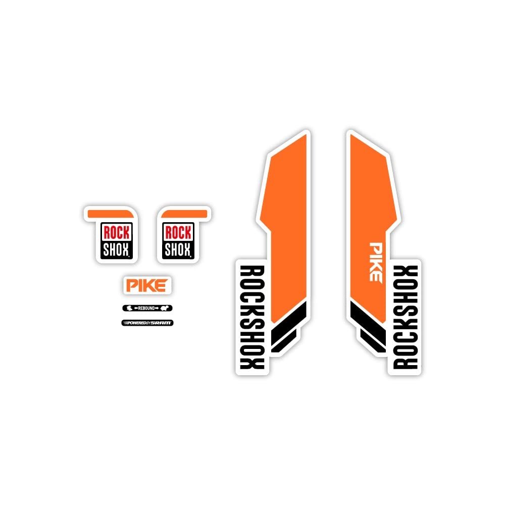 Rock Shox Pike mod-4 Fork Bike Compatible Stickers 29''