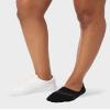 32 DEGREEES Women's 6 Pack Comfort No Show Socks | Anti-Odor | Heel Grips | Arch Support | Active | Casual | Work, Black, Medium view 2