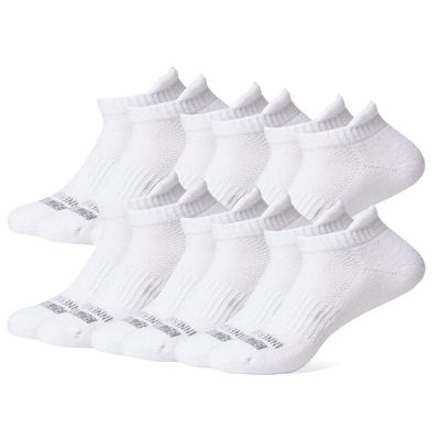 32 Degrees Women's 6 Pack Comfort Ankle Socks | Anti-Odor | Cushioned Heel |Arch Support | Active | Casual | Work, White, Small
