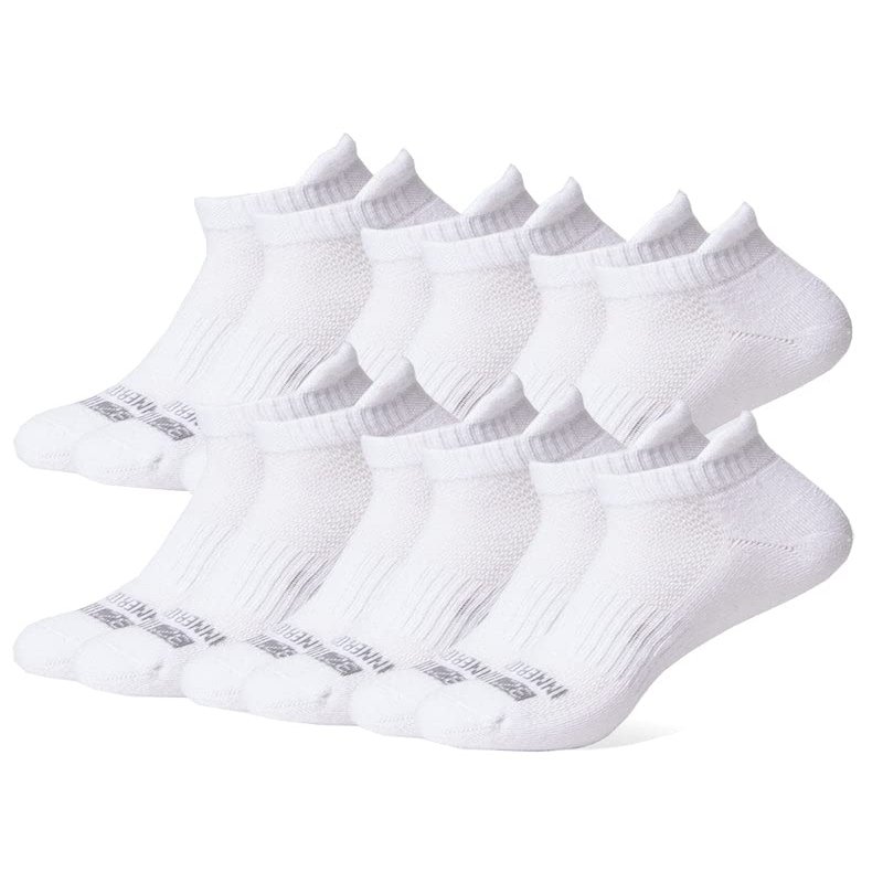 32 Degrees Women's 6 Pack Comfort Ankle Socks | Anti-Odor | Cushioned Heel |Arch Support | Active | Casual | Work, White, Small