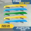 Koova Wall Mount Kayak Rack | Heavy Duty Steel Kayak Storage for Outdoor, Garage | Fit Stand Up Paddle Board, Canoes, Kayaks | 150lb Capacity Shelf | Made in USA view 2