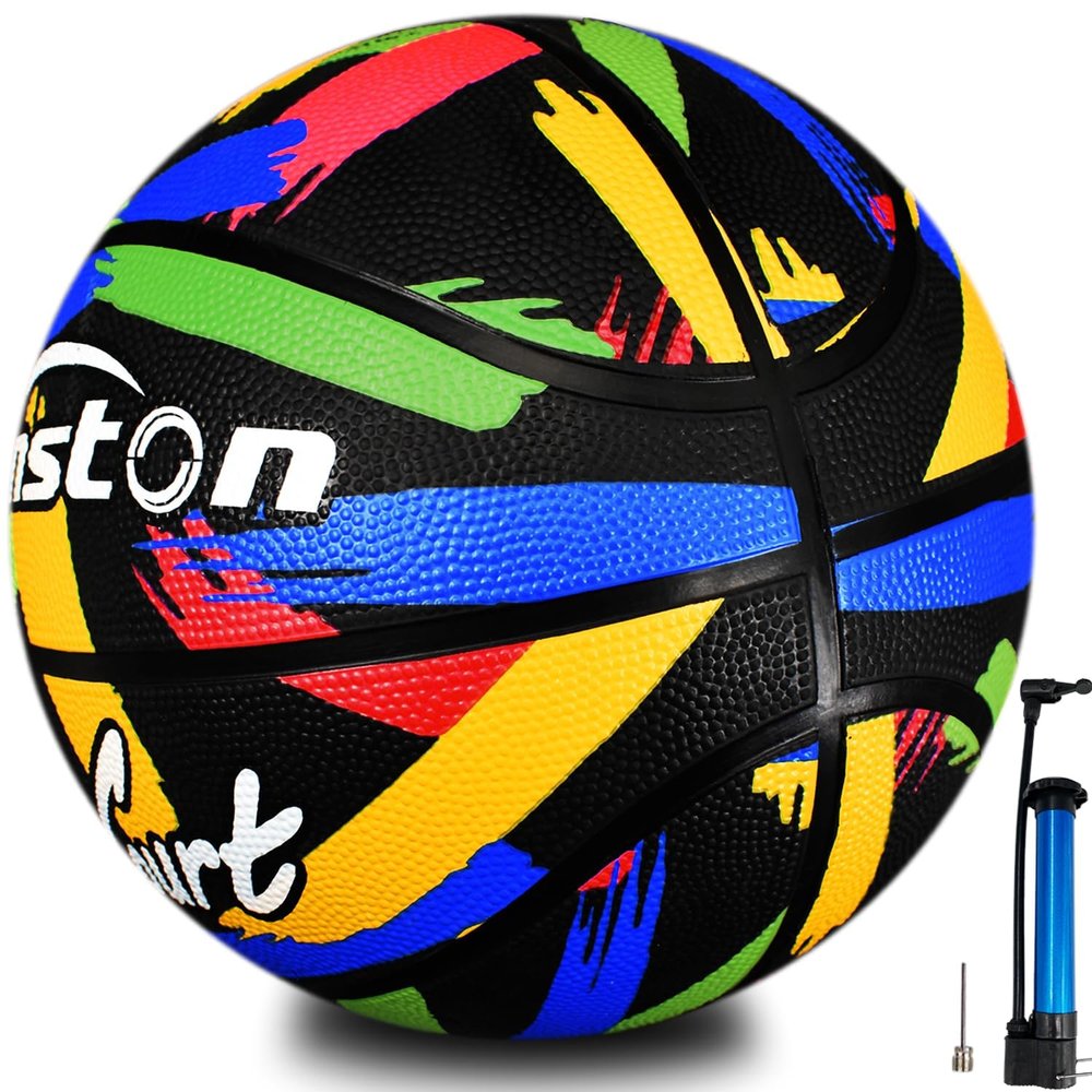 Senston 29.5 Basketball Size 7 Basketball Ball Official Size 7 Mens Basketballs with Pump
