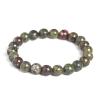Gfsdjalkj Round Natural Stone Dragon Blood Bracelet Suitable for Men Women (Length : 6mm, Metal Color : Dinosaur Stone) view 1