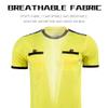 Shinestone Referee Jersey Bundle, Men's Soccer Referee Uniform Short Sleeve Pro Referee Soccer Jersey Perfect for Basketball Football Sports - Includes Referee Jersey and Shorts(Yellow,L) view 2
