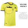 Shinestone Referee Jersey Bundle, Men's Soccer Referee Uniform Short Sleeve Pro Referee Soccer Jersey Perfect for Basketball Football Sports - Includes Referee Jersey and Shorts(Yellow,L) view 3