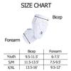 NURIBASE Baseball Batters Elbow Guard for Youth, Adult - Softball ElbowGuard for Youth, Adult - Elbow Guard for Baseball, Softball - WhiteYouth view 2