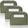 ACETAC [3-Pack Tactical Handgun Case Pistol Storage with Reflective Patch, Universal CCW Holster Wrap, Hook and Loop Mag Panel (OD Green) view 1