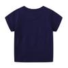 Toddler Luminous Dinosaur Tees Shirt Kids T-Shirt Crewneck Summer Tops for 2-7 Years Boys (7 Years, Dark Blue) view 3