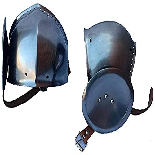 ARTIZANSTORE Medieval Steel Knee Cops Armour LARP Renaussance Replica SCA Combat