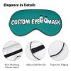 Customizable Gifts for Women and Men,Personalized Photos,Text,Logo,Custom Adjustable Blackout Eye Mask for Sleeping,Home,Plane,Car,Hotel,Office,Outdoors view 4