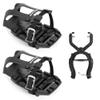 Venzo Bike Bicycle Toe Clips Cage with Creative Removal Tool Set Compatible with Shimano SPD-SL Pedals - Indoor Fitness Exercise Bikes Adjustable Pedal Adapters - Ride with Sneakers view 1