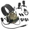 TSVISIONCORE Tactical Headset with U94 PTT Detachable Headband and Rail Adapter,for ARC,Mlok,Team Wendy Rail,Airsoft Sports(MC) view 1