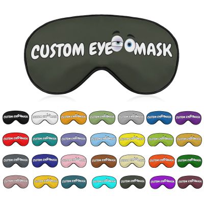 Custom Gifts for Women and Men,Personalized Photos,Text,Logo,Customizable Adjustable Blackout Eye Mask for Sleeping,Home,Plane,Car,Hotel,Office,Outdoors
