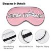 DIY Gifts for Women and Men,Personalized Photos,Text,Logo,Customizable Adjustable Blackout Eye Mask for Sleeping,Home,Plane,Car,Hotel,Office,Outdoors view 4