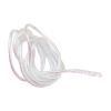 4M Braid Mylar Tube,2/4/6mm Pearlescent Fly Tying Materials,Braided Round Holographic Cord DIY Tool for Fishing Outdoor, White Pearlescent, 6mm view 1