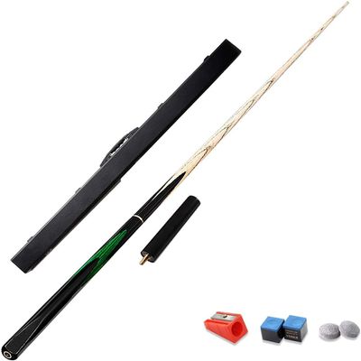 Pool Cue Billiard Cue 10mm tip Pool cue with housing and Extension, Handcrafted Snooker cue, School Club Pool Hall, Best Gift for Students and Teenagers WEWYQSJXBXF-220316(Color:Green,Size:145cm)